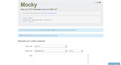 Desktop Screenshot of mocky.io