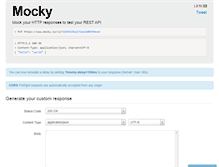 Tablet Screenshot of mocky.io
